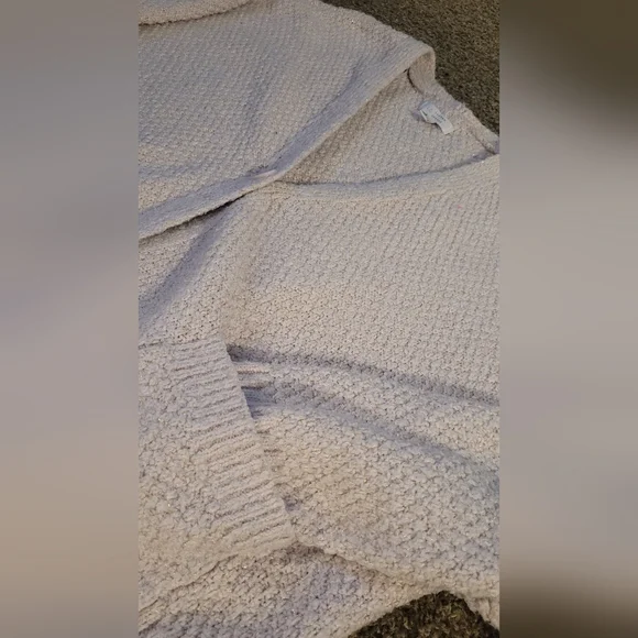 LC Lauren Conrad Lavender Knit Sweater - Picture 2 of 3